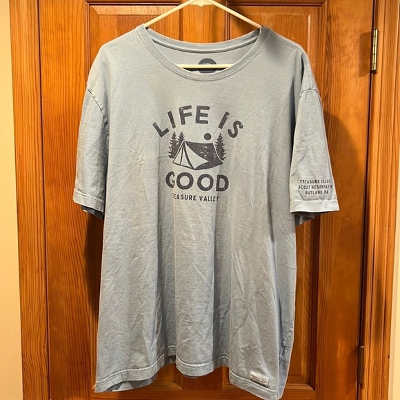 LIFE is good Treasure valley short sleeve shirt size XXlarge. - Picture 1 of 6